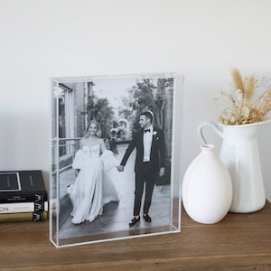 Acrylic Photo Frame - Customised Wedding Keepsake