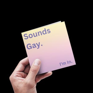 Ça a l'air gay. Je suis en carte LGBTQ