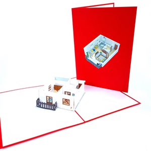 Nieuwe Flat Layout Pop Up Kirigiami 3D-kaarten Handgemaakte uniqe verjaardag, bruiloft, baby shower, verjaardag, vaderdag, moederdag