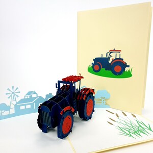 Trekker pop up Kirigiami 3D kaarten handgemaakte uNiqe verjaardag, bruiloft, baby shower, verjaardag, Vaderdag, mother's Day