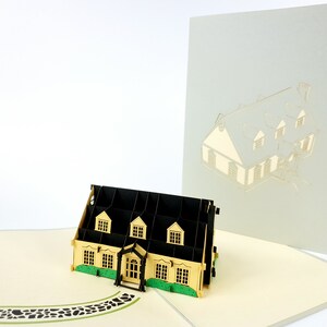 Huis opwarming verkoop pop-up Kirigiami 3D-kaarten handgemaakte unieke verjaardag, bruiloft, baby shower, verjaardag, Vaderdag, mother's Day