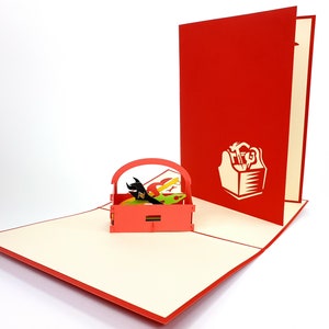 Migliore DAD Padre Pop Up Kirigiami 3D Carte fatte a mano uniqe Compleanno, Matrimonio, anniversario, festa del papà, festa della madre