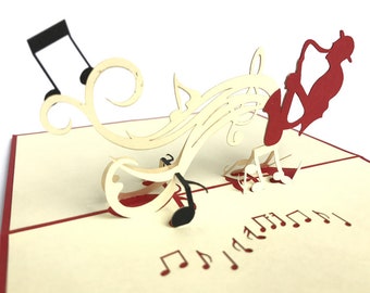Jazz Birthday Card Etsy