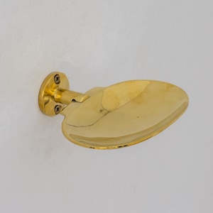 Solid Brass Soap Dish, Wall Soap Holder, Moroccan Handmade Brass Soap Dish