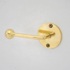 Suporte para papel higiênico de latão maciço, suporte para papel higiênico de banheiro