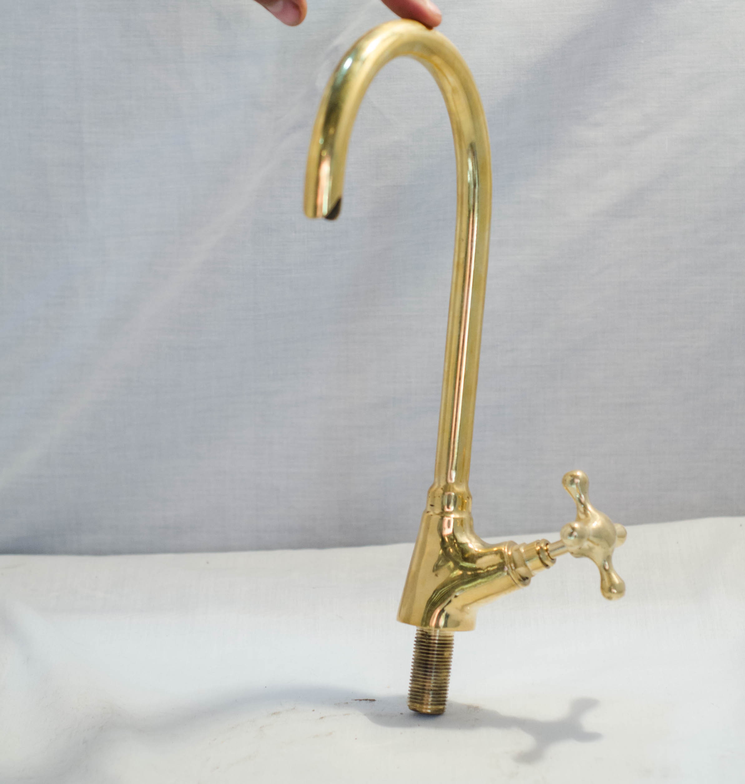 Single Handle Brass Faucet Handcrafted Kitchen Bathroom Etsy