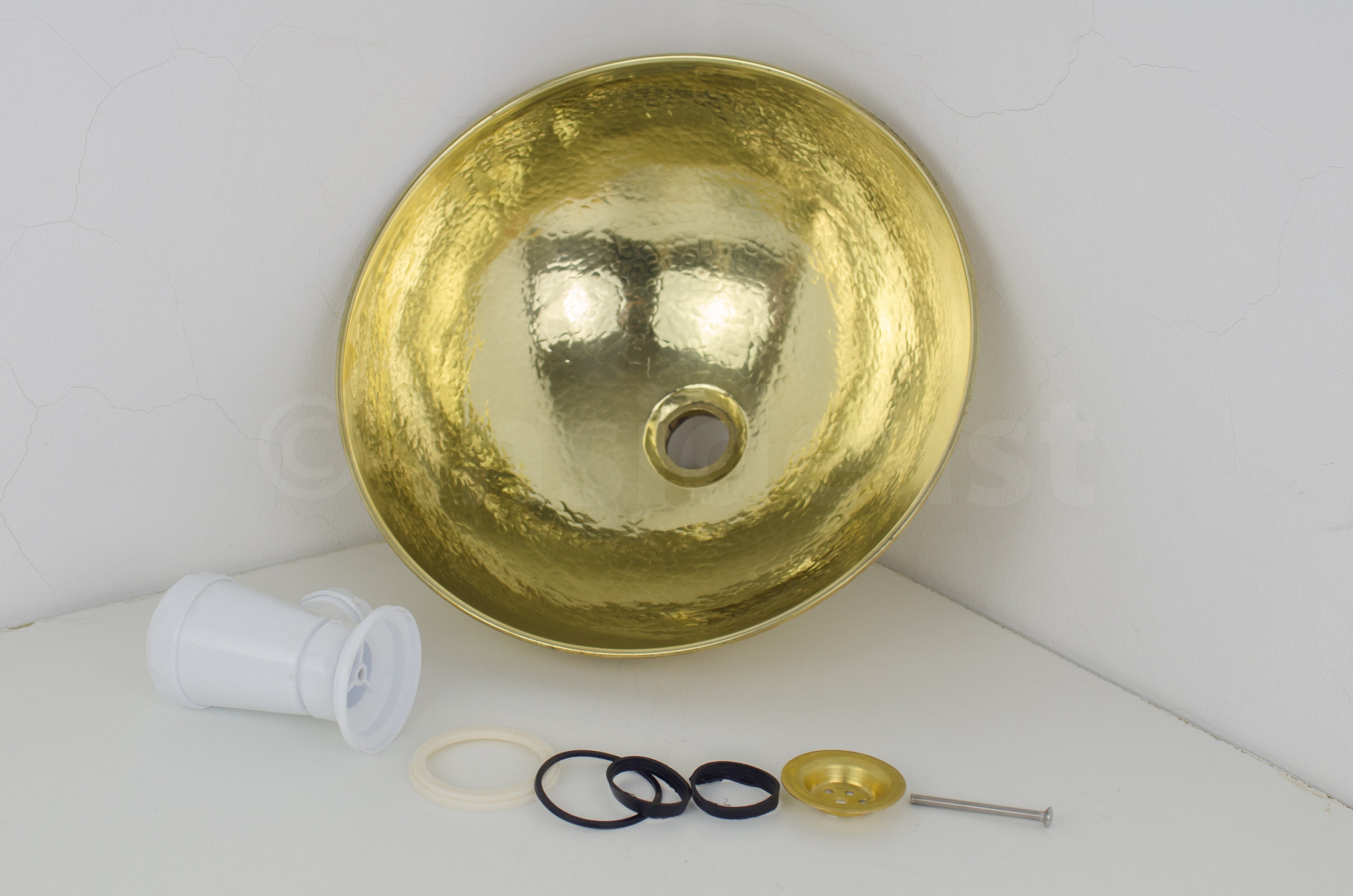 Handcrafted Smooth Solid Brass Vessel Sink Customizable Brass Etsy