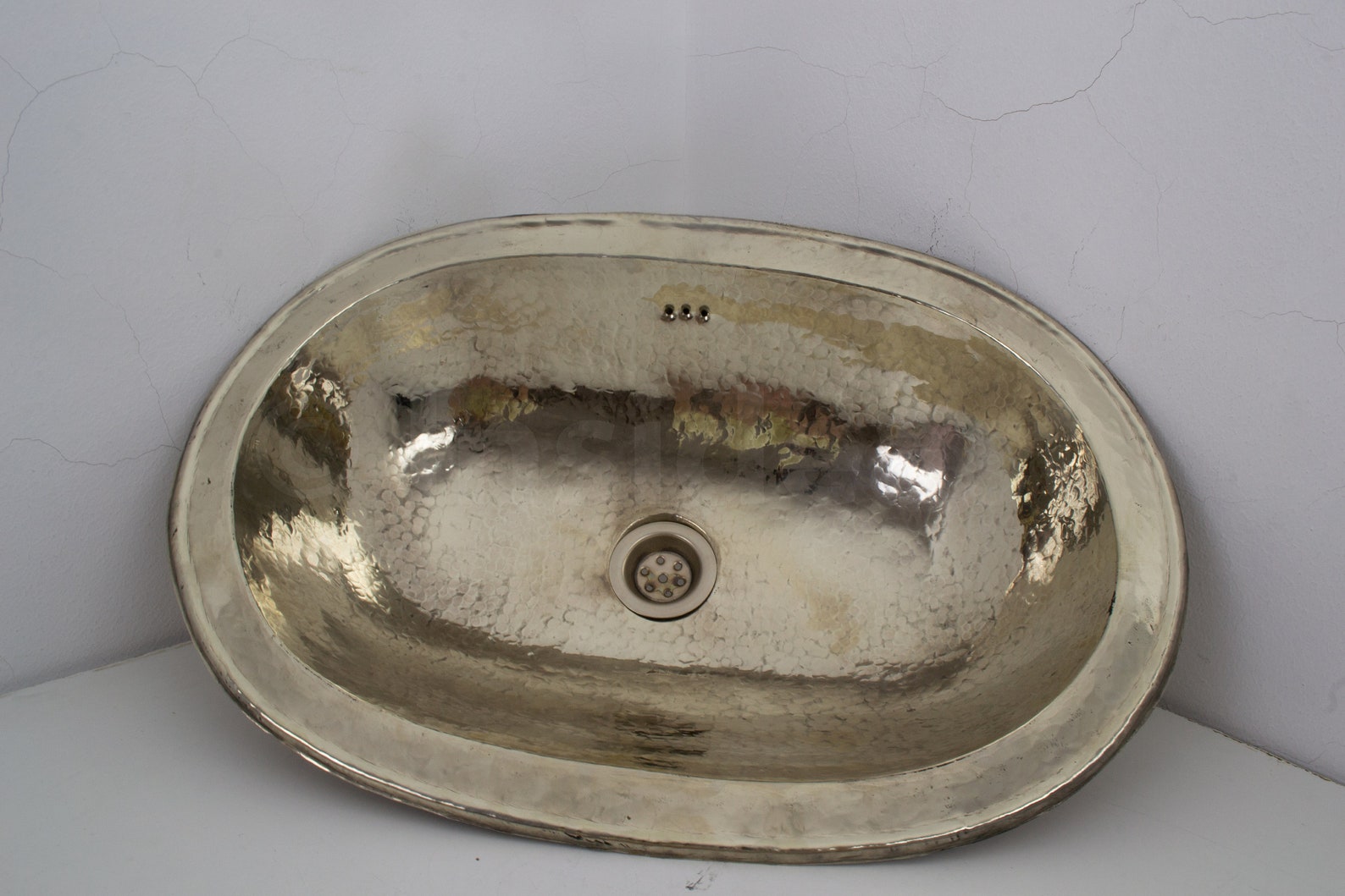 Handcrafted Smooth Oval Solid German Silver Sink Drop In Etsy