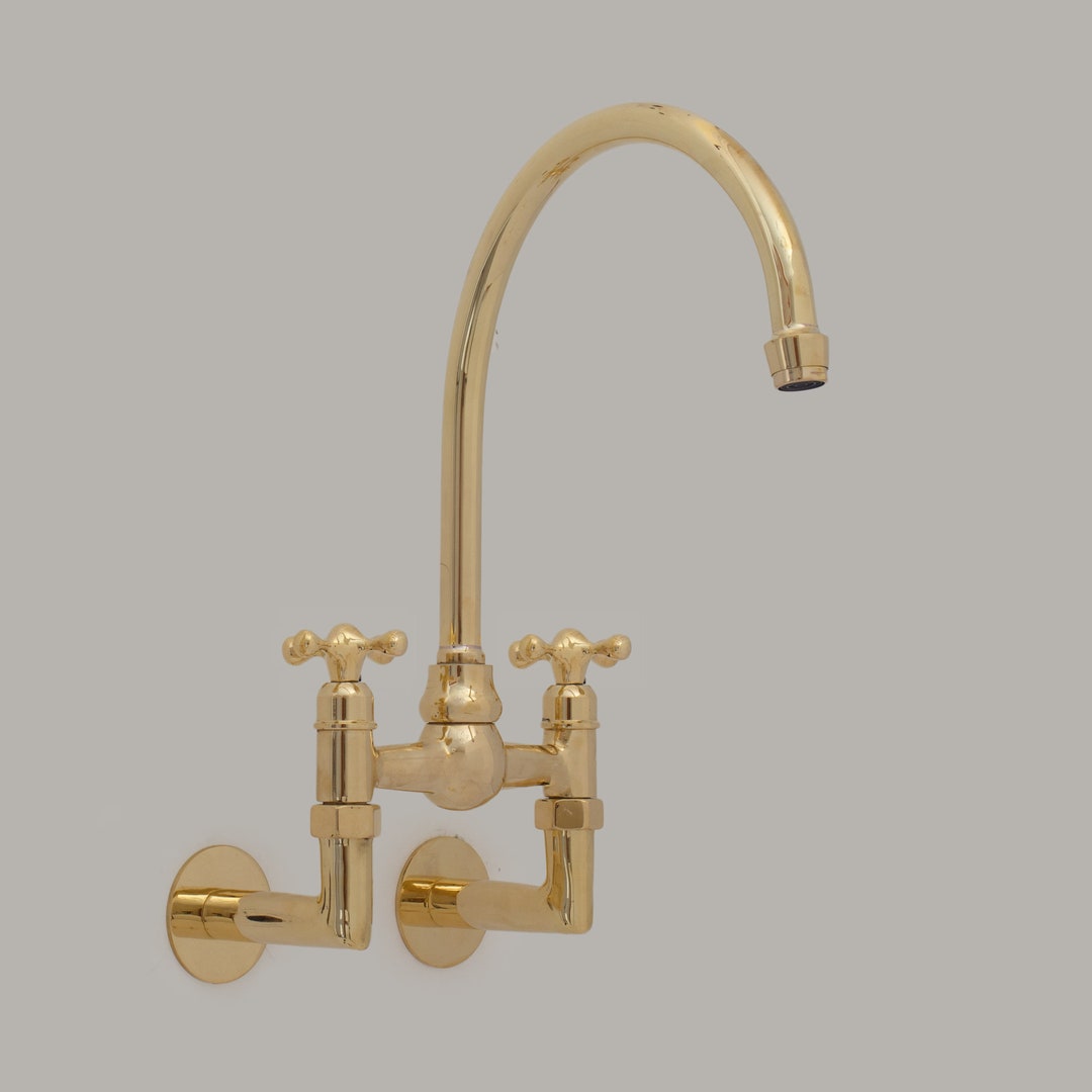 Wall Mount Bridge Faucet, Wall-mount Sink Faucet, Wall Kitchen Faucet ...