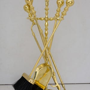Brass Fire Set - Etsy