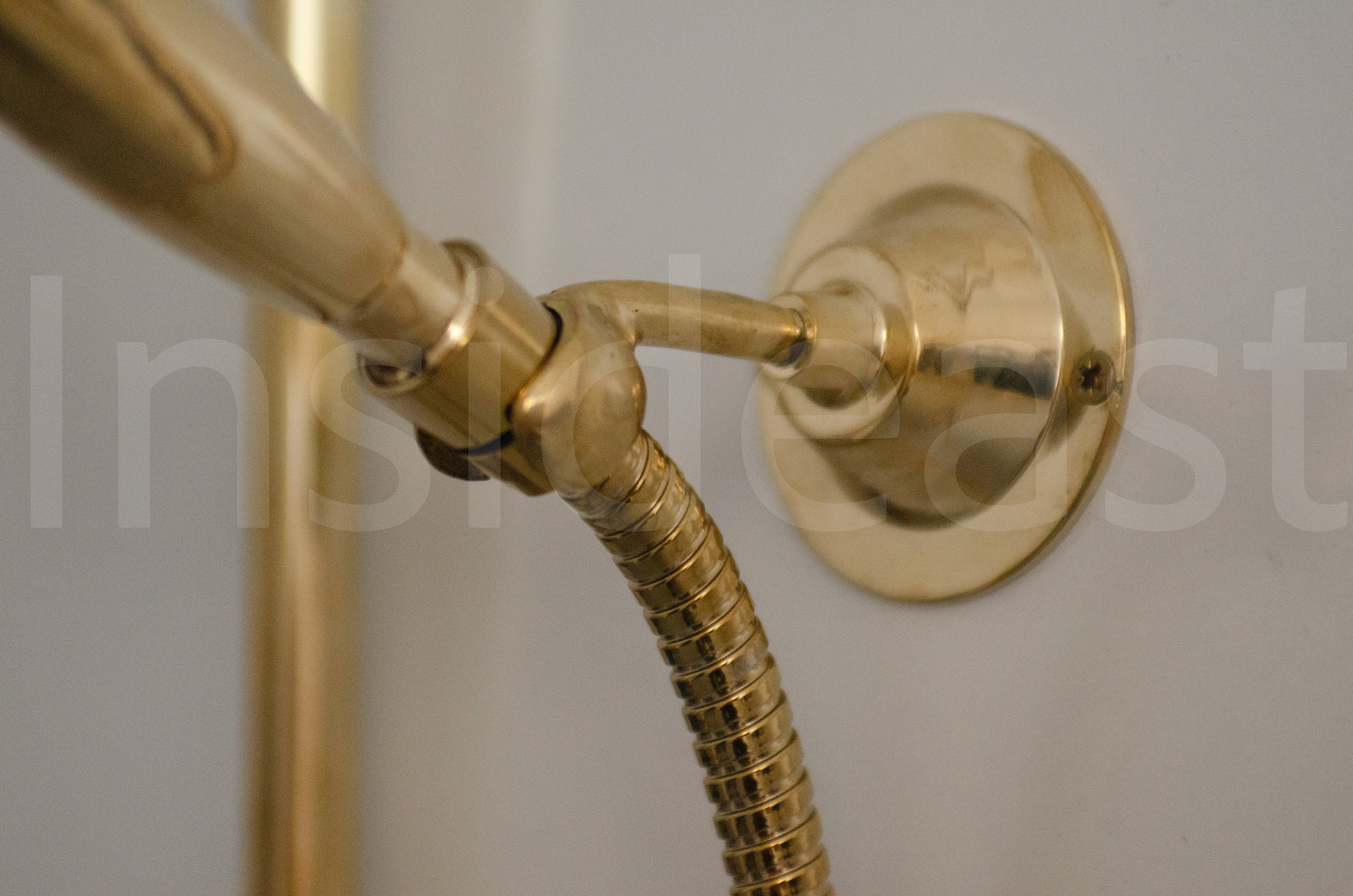 Unlacquered Brass Shower System Handheld Shower and Shower Etsy