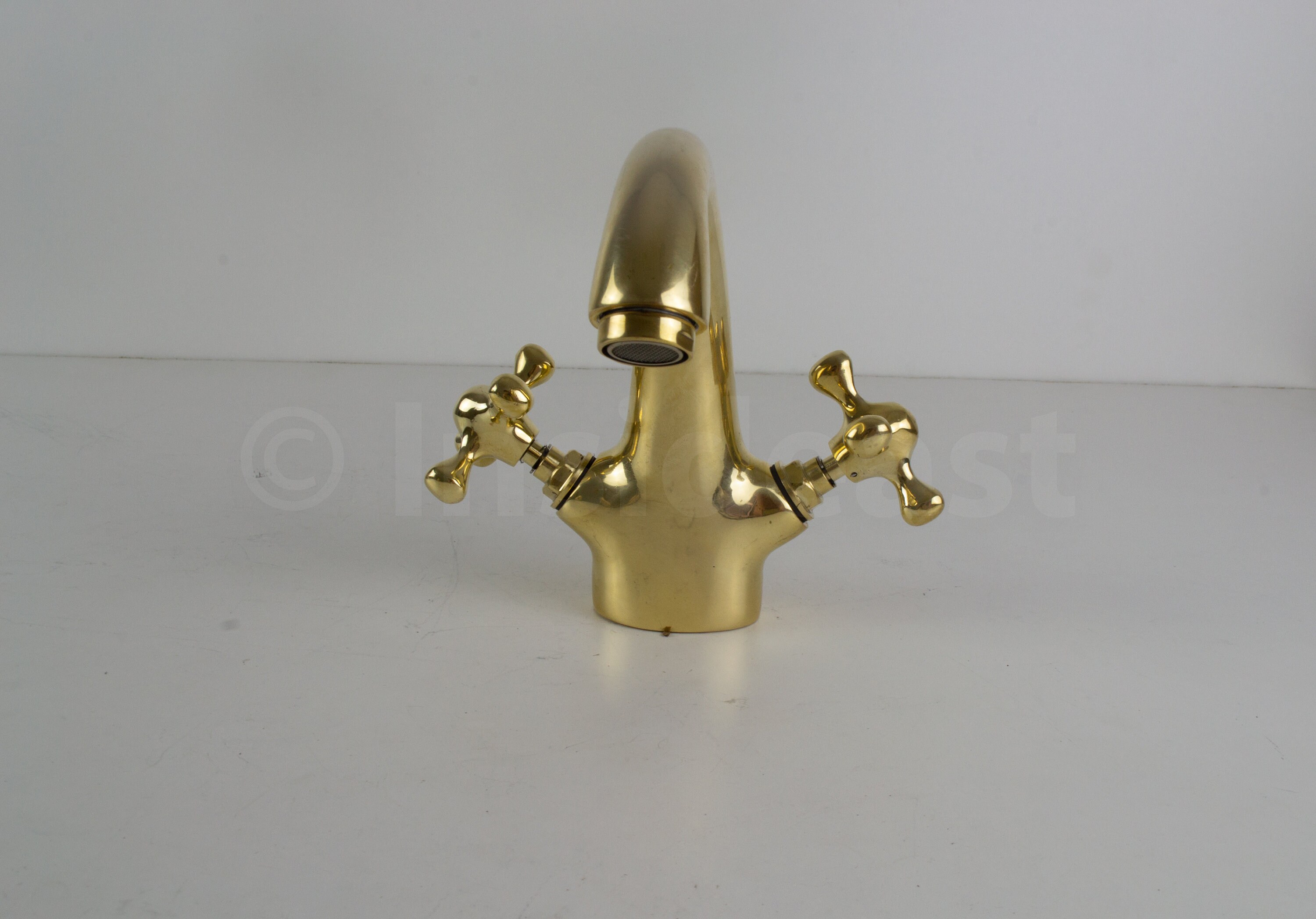 Single Hole Unlacquered Brass Bathroom Faucet Bathroom Sink Etsy