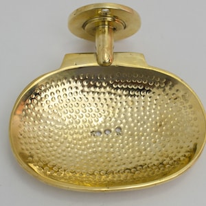 Solid Brass Wall Soap Holder, Handcrafted Soap Dish