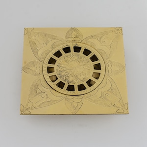 Solid Brass Floor Drain, Engraved Square Shower Drain