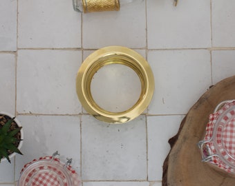 Garbage Disposal, Unlacquered Brass, Flange Kitchen Sink flange kit 3 1/2 standard sink Drain Hole