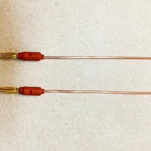 One Pair of 99.99% Pure Copper Rods for Colloidal Generators, 3.5&quot; (102 mm)