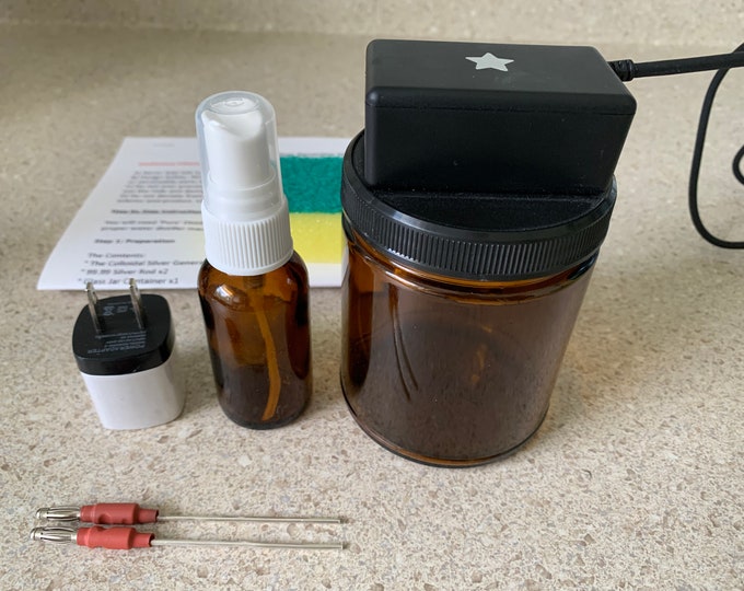 Colloidal Silver Generator 9 Oz. USB Powered, Current Regulated 99.99