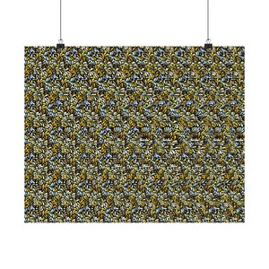 SPIRAL 2 STEREOGRAM POSTER, Unframed 11x9, 14x11, 18x14, 20x16, 24x20 Premium Matte, Museum-grade Paper, Magic Eye Print