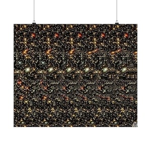 SATURN STEREOGRAM POSTER, Unframed 11x9, 14x11, 18x14, 20x16, 24x20 Premium Matte, Museum-grade Paper, Magic Eye Print