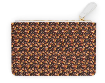 SKULL STEREOGRAM Mini CLUTCH Tasche, schick und praktisch, mit Magic Eye Print