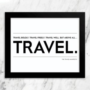Cartello stampabile di ispirazione di viaggio / Regalo digitale per i viaggiatori / Ma soprattutto casa di viaggio, ufficio, cartello sullo schermo per gli amanti dei viaggi Wanderlust