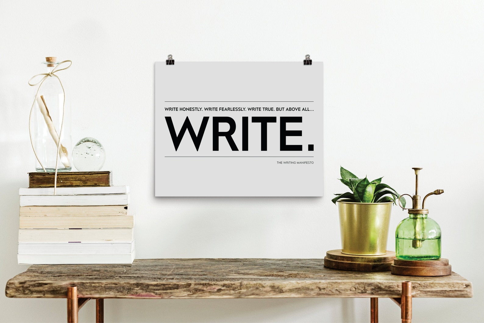 Creative Writing Inspirational Print for Writers / - Etsy