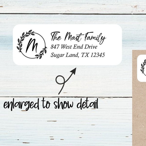 Personalized Address Labels Etsy