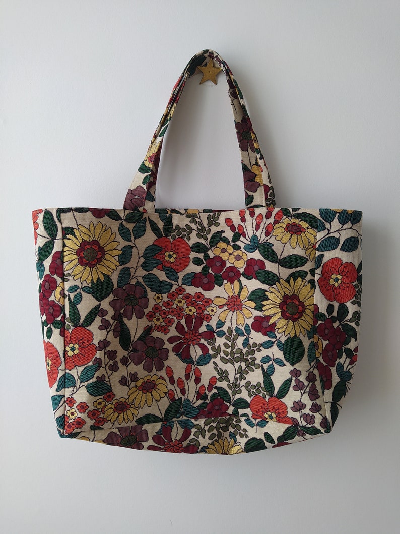 Tote bag en jacquard image 1