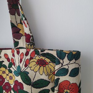 Tote bag en jacquard image 2