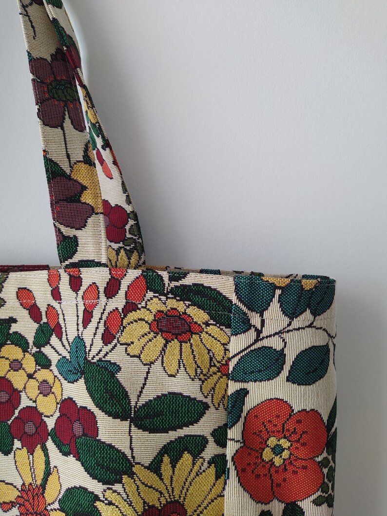 Tote bag en jacquard image 2