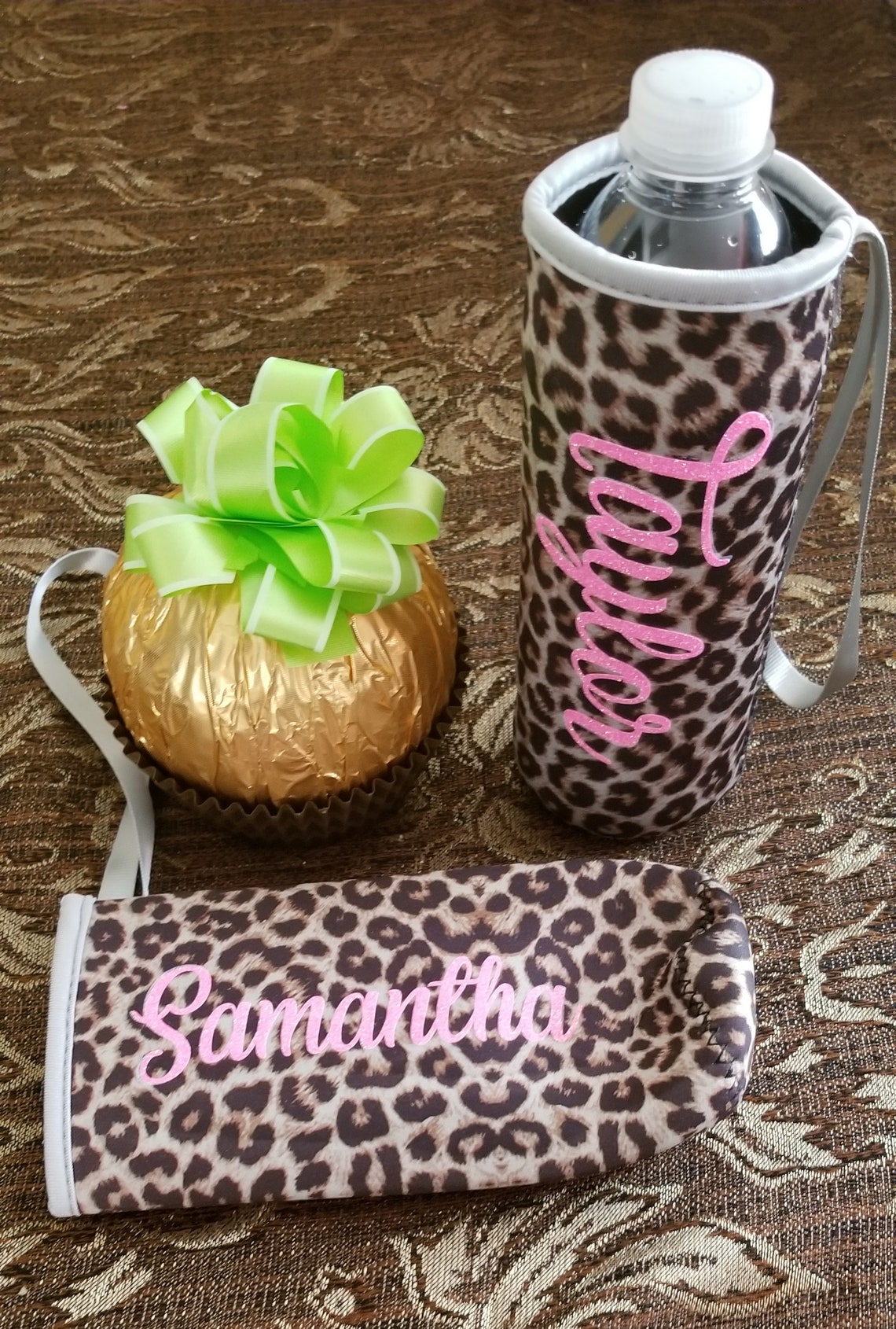 Personalized Water Bottle Insulated Holder 3 Patterns to Etsy