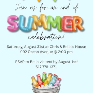 Summer Party Template