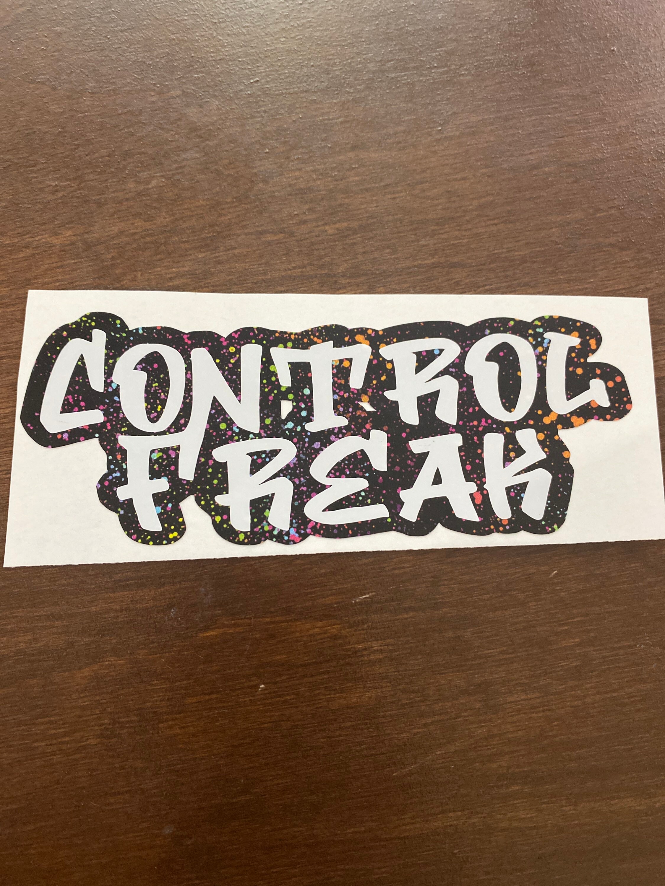 9 Week Control Freak Inspired Decal- Word Sticker - Workout - DECAL ...