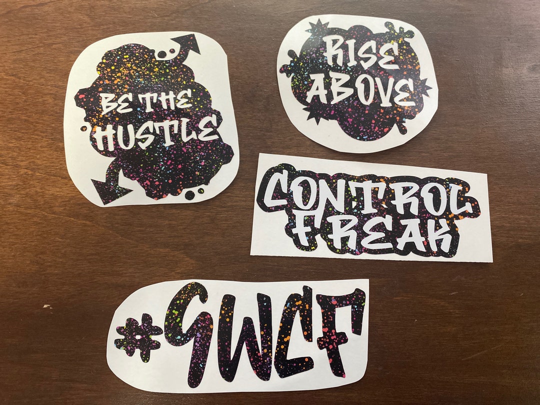 9 Week Control Freak Inspired Decal- Word Sticker - Workout - DECAL ...