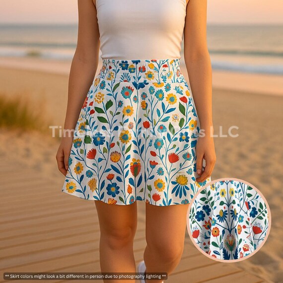 Pasqua Outfit Pranzo Fuori Estate Gonna A Ruota Floreale