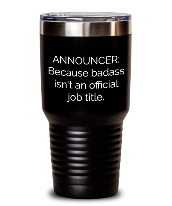 birthday present items sports announcer athlete professionalfathers day Funny tumbler gift for commentator