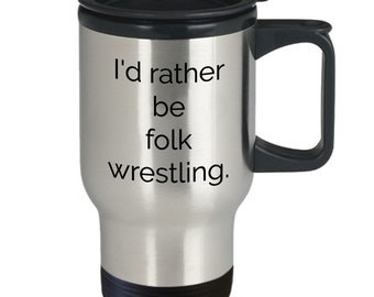 Best Wrestler coffee mug folk fighting amateur sport