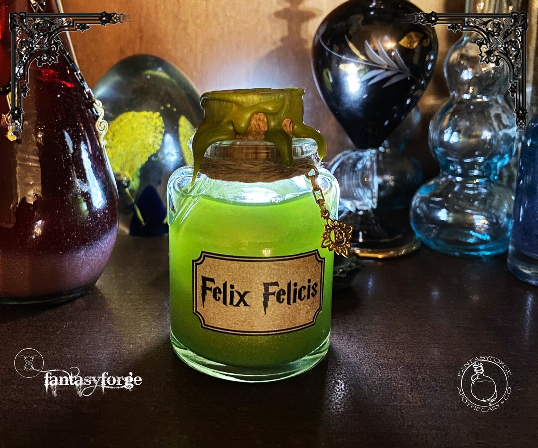 Decorative Felix Felicis Potion, Replica Magic Potion, Harry Potter ...