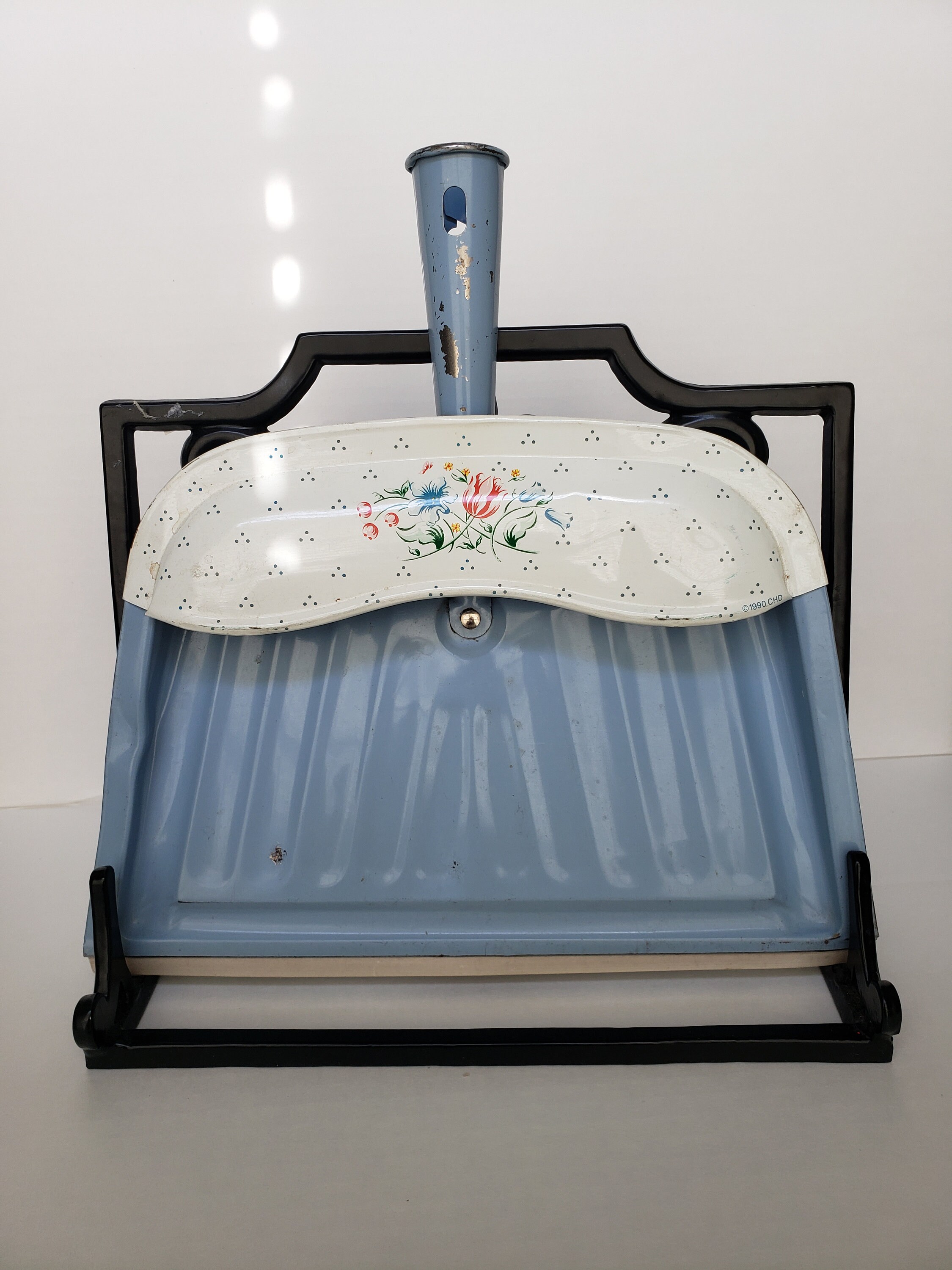 Vintage Kitchen Dustpan Farmhouse Dustpan Pastel Blue Kitchen Etsy