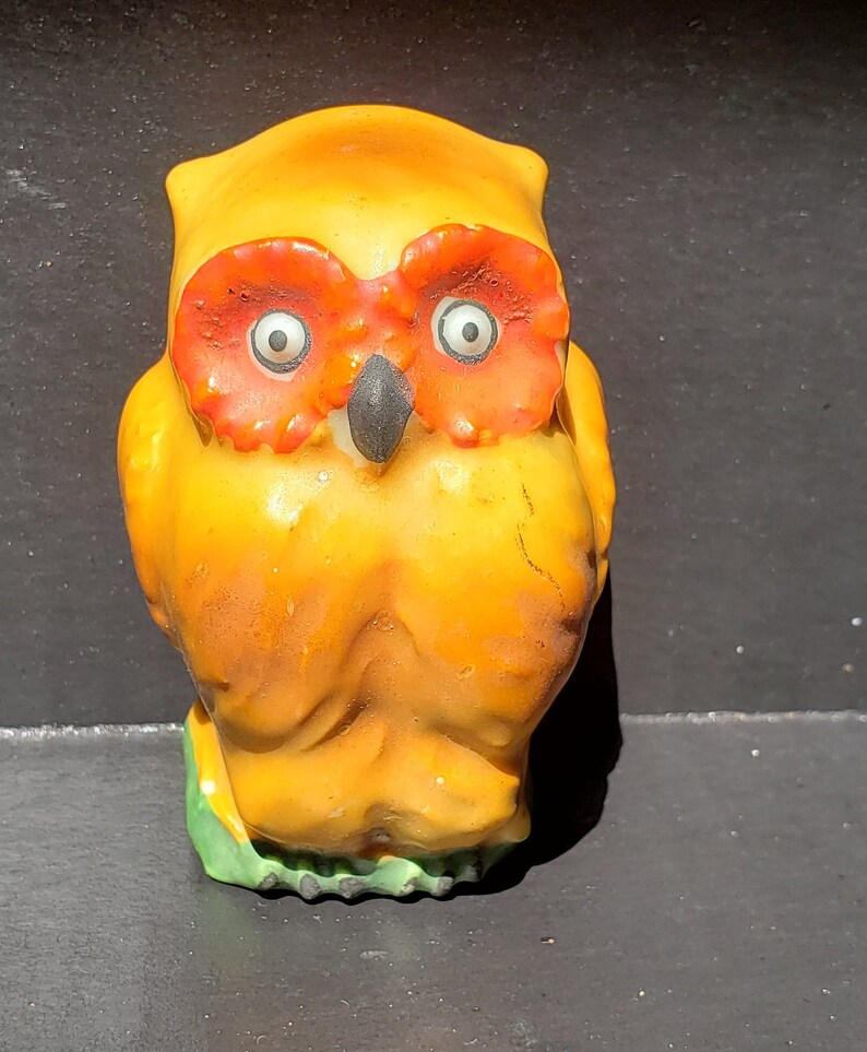 Vintage Figural Owl Birdcage Feeder Made In Occupied Japan Etsy