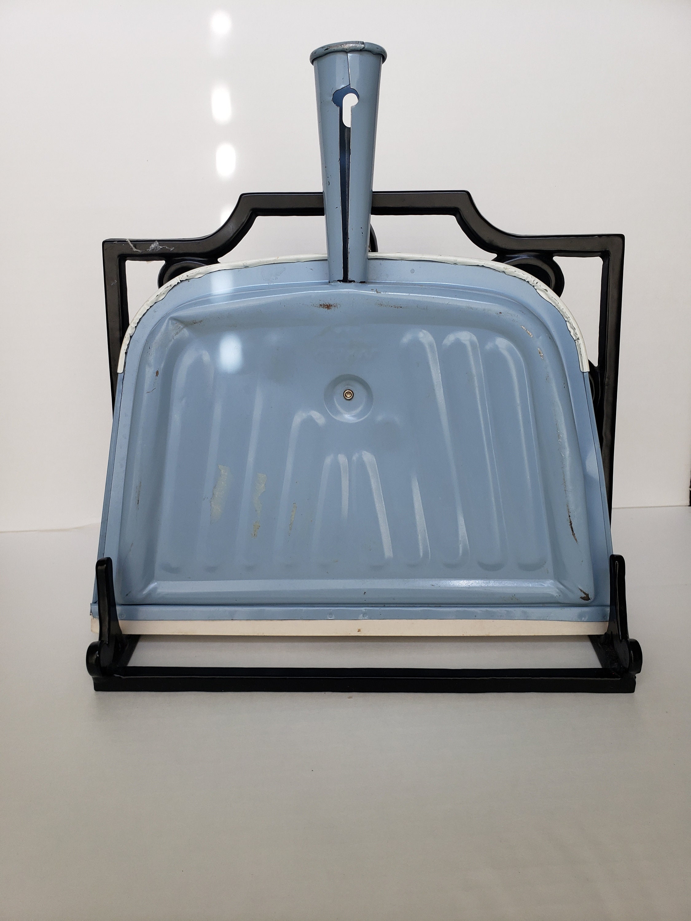 Vintage Kitchen Dustpan Farmhouse Dustpan Pastel Blue Kitchen Etsy