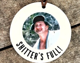 Christmas Vacation Ornament: Clark Griswold, Cousin Eddie, Funny Holiday Decor (3.25" Acrylic)