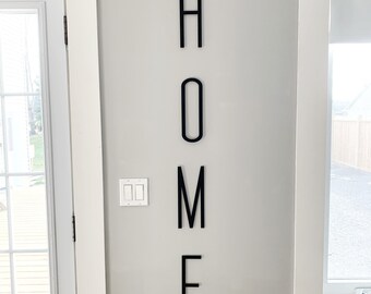 HOME sign / 3D home sign / HOME cutout