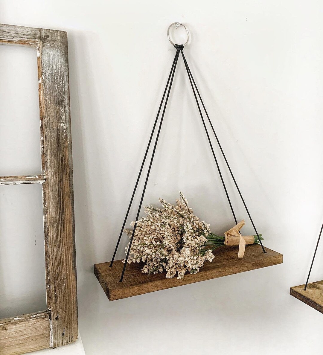 Rope Hanging Shelves / Succulent Shelves / Rope Hanging Shelves