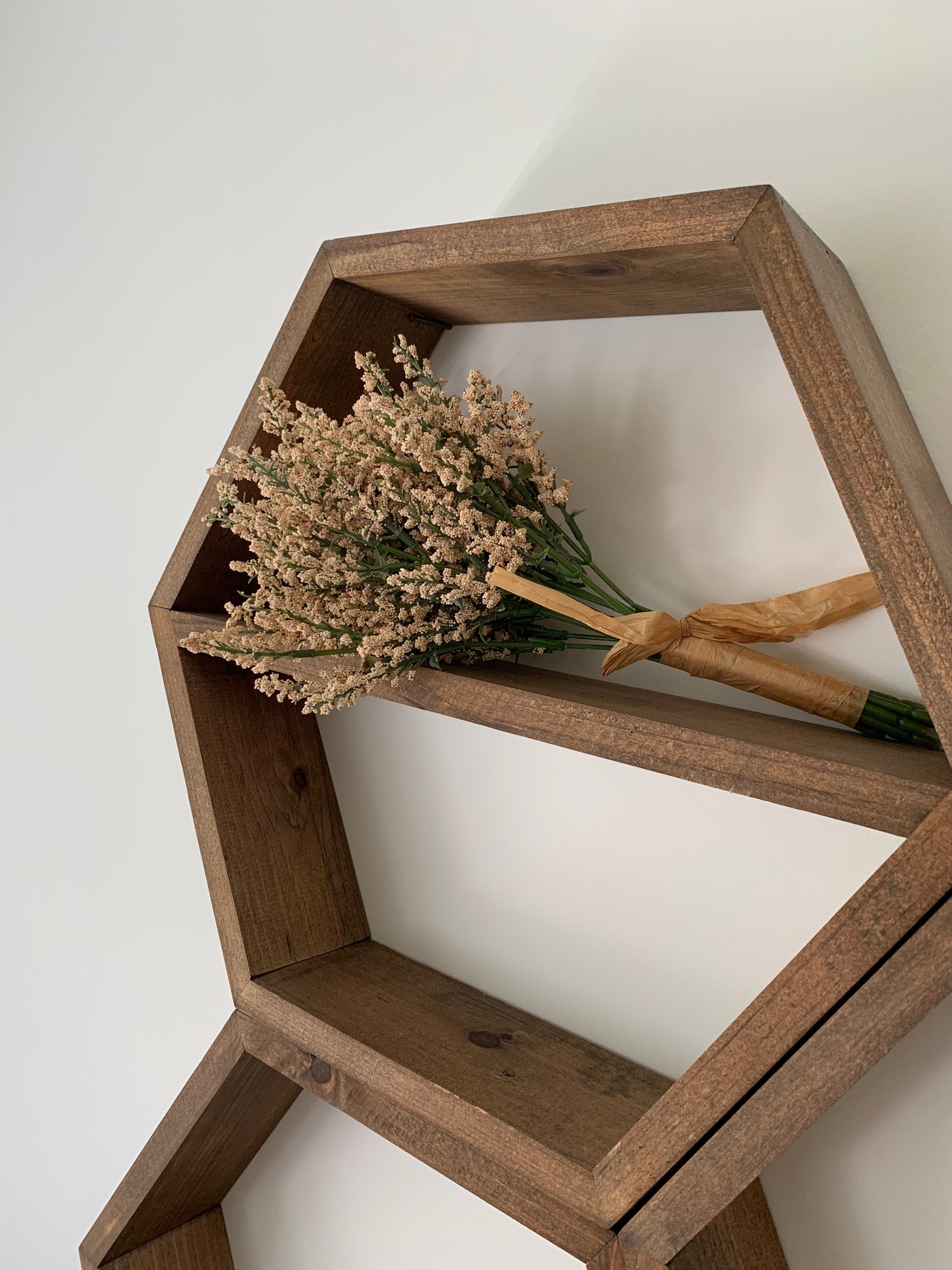 LARGE Hexagon Shelves / Shelves / Rustic Shelves / Etsy Canada