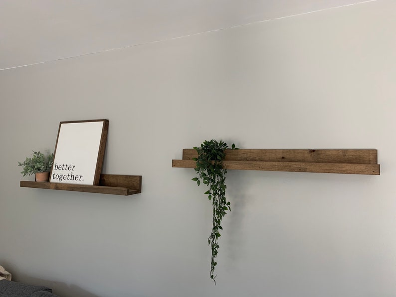 2 PACK of 20 Ledge shelves / floating shelf / lip shelf Etsy