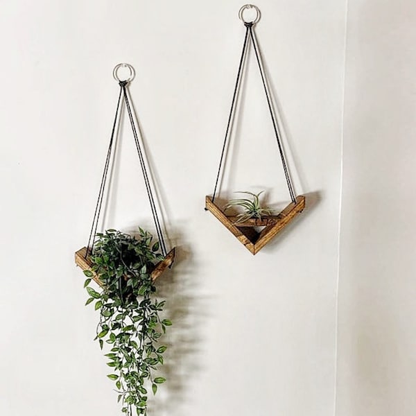 Hanging rope shelf / planter shelf / rustic rope shelf