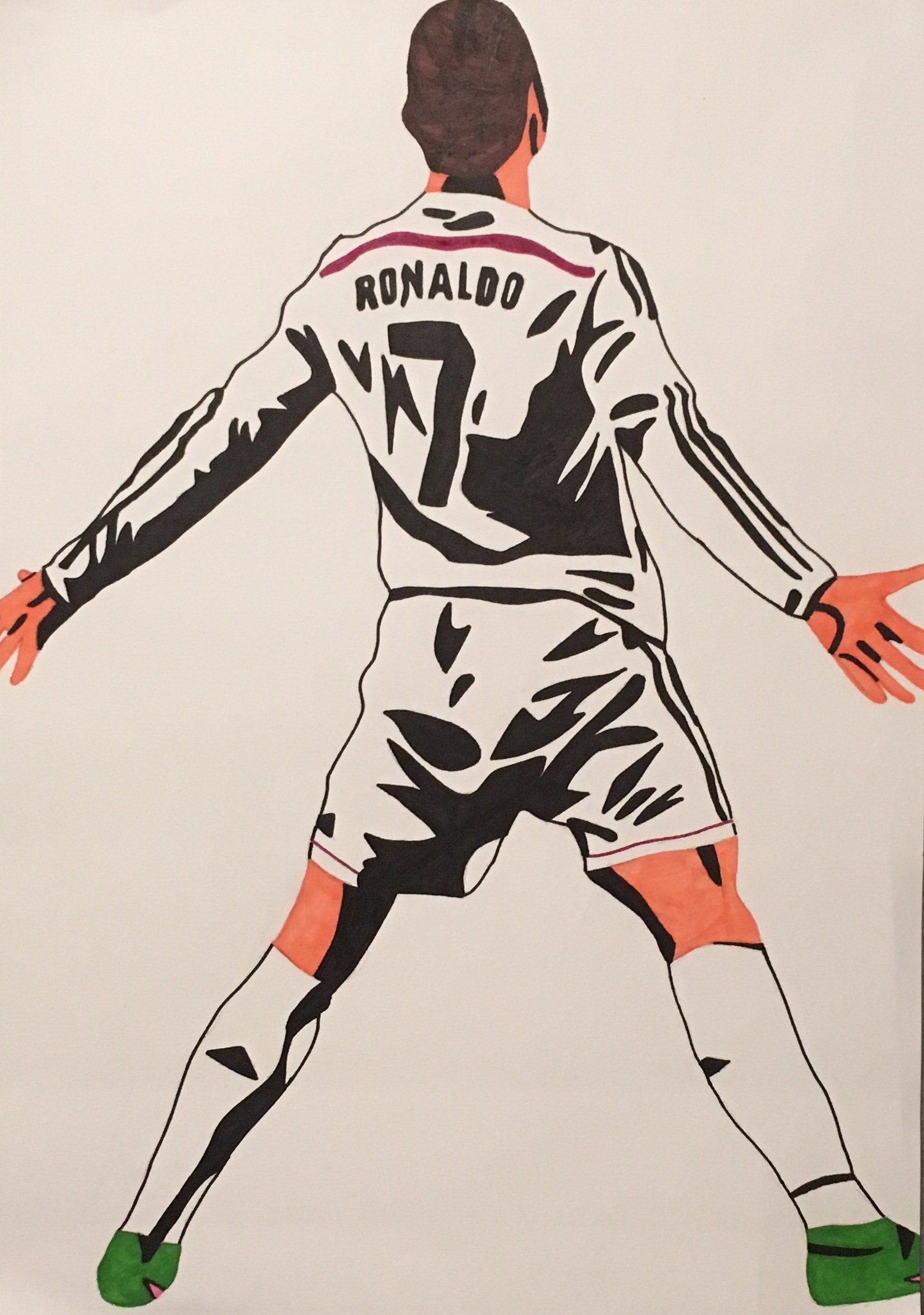 Dessin De Ronaldo Facile