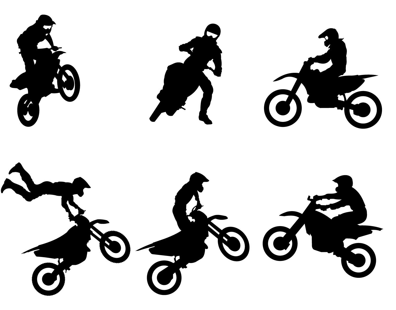 Digital Download Dirt Bike Stunt Positions 6 Count Etsy