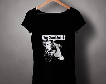 Vegan Do It! Women's v-neck t-shirt